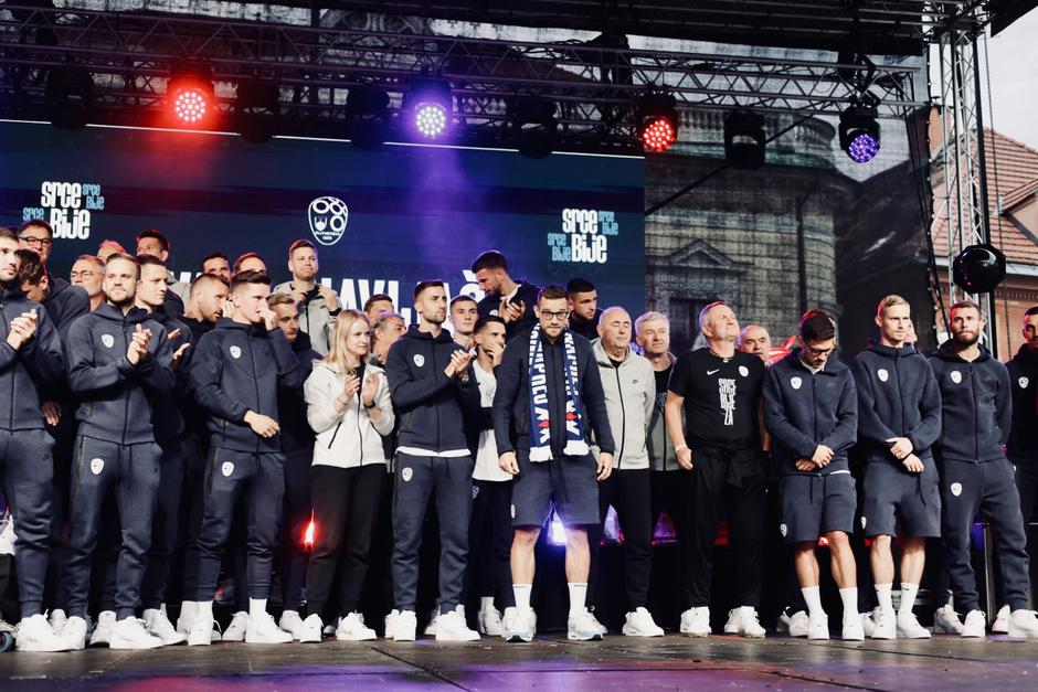 sprejem nogometne reprezentance Slovenije | Avtor: Saša Despot