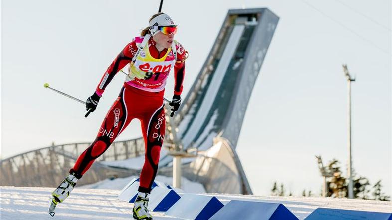 biatlon sprint oslo tora berger