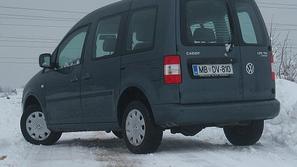 Caddy s štirikolesnim pogonom je na voljo le z enim motorjem, a v vseh različica