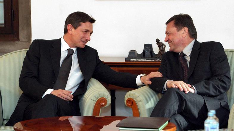 Srečanje med Pahorjem in Jankovićem februarja 2009