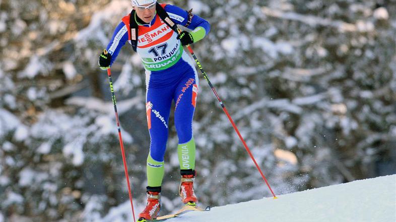 Teja Gregorin je zabeležila novo uvrstitev med prvo petnajsterico. (Foto: Nik Ro