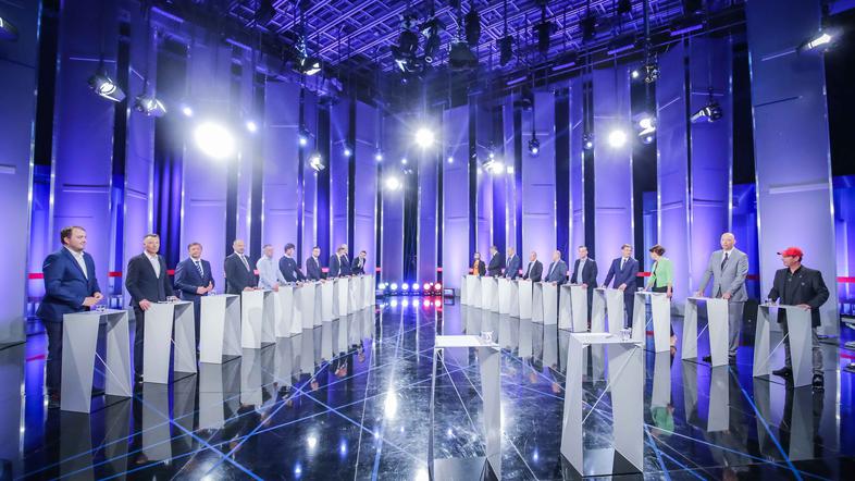 Soočenje predsednikov strank na TV Slovenija