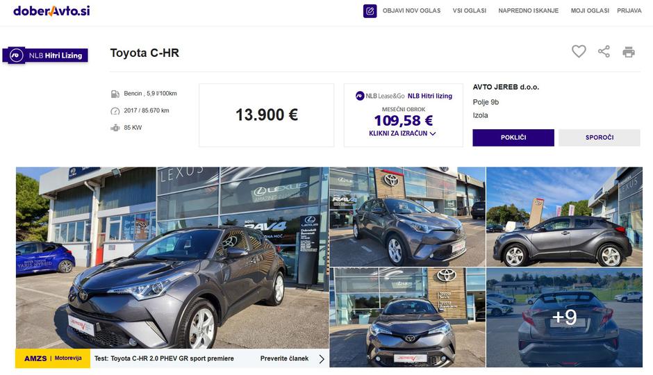Oglasi za rabljena vozila na spletni strani DoberAvto | Avtor: Doberavto