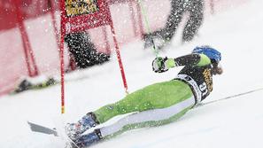 ilka štuhec padec odstop