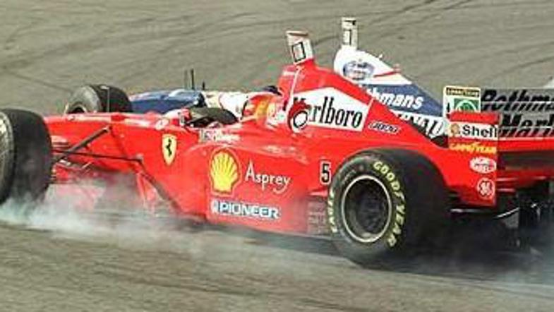 Schumacher je bil že premagan, nakar je namerno trčil v Villeneuva, da bi postal
