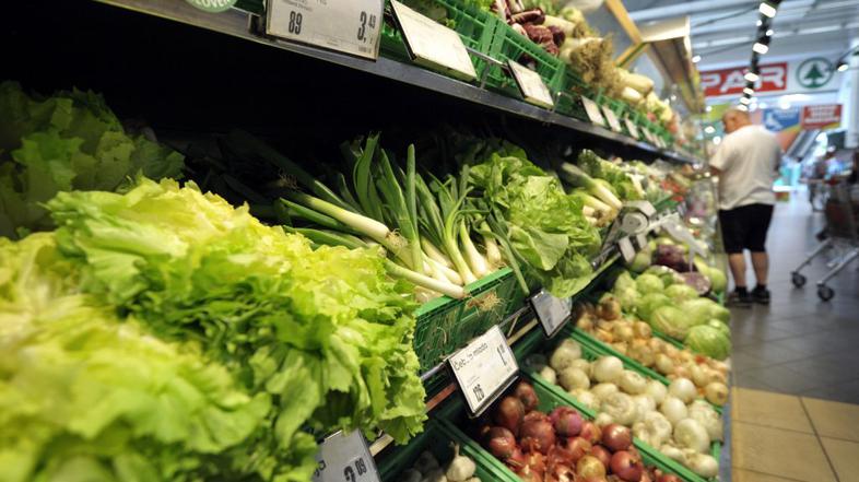 Zelenjava v trgovini