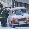 Moški je s 500 litri bencina sedel v avtomobilu Renault 4 splitskih registrskih 
