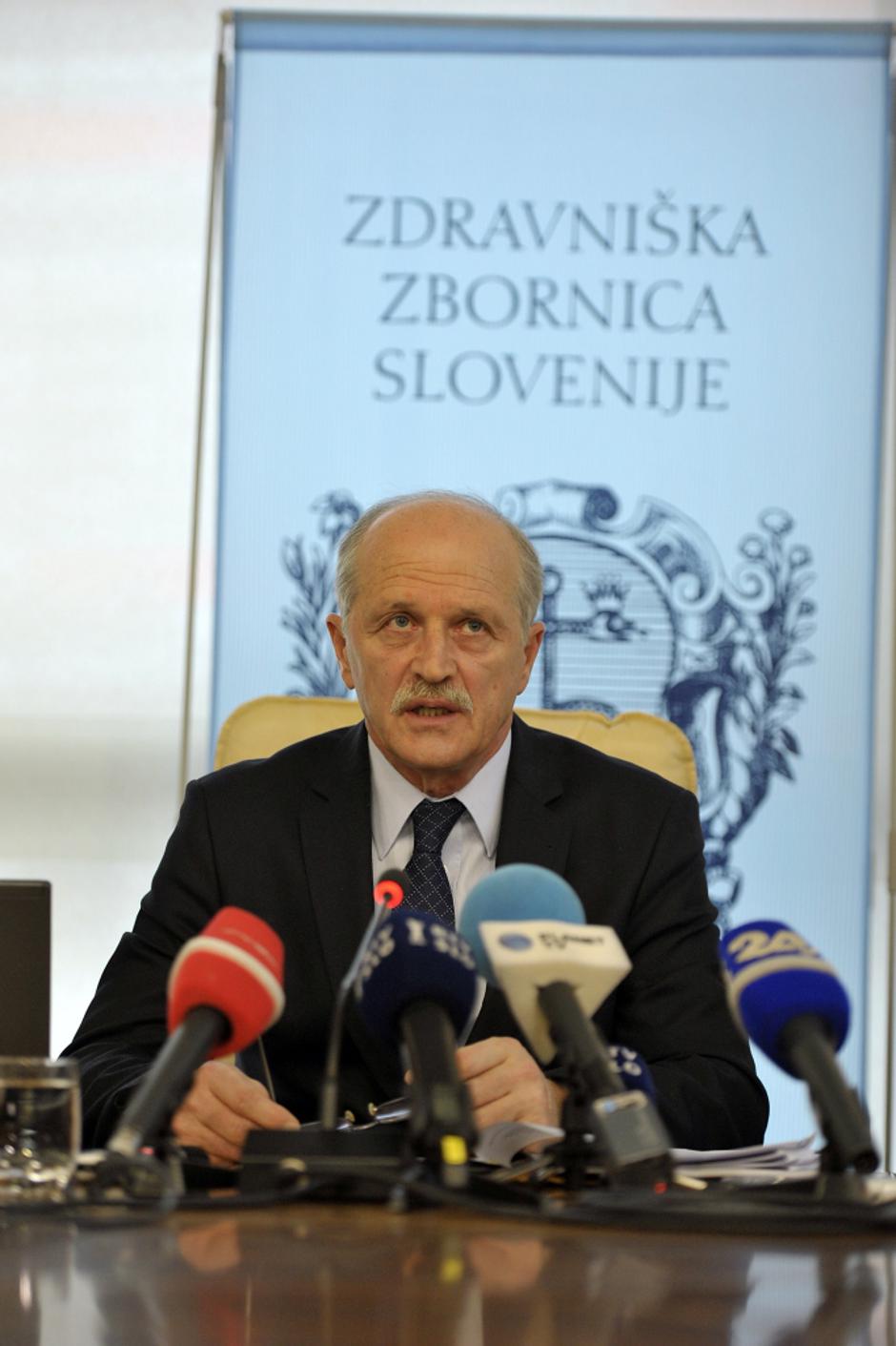 slovenija 24.01.13, Andrej Mozina, predsednik zdravniske zbornice, zdravniska zb | Avtor: Anže Petkovšek
