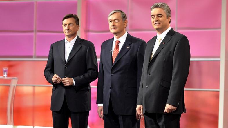 Danilo Türk, Borut Pahor, Milan Zver