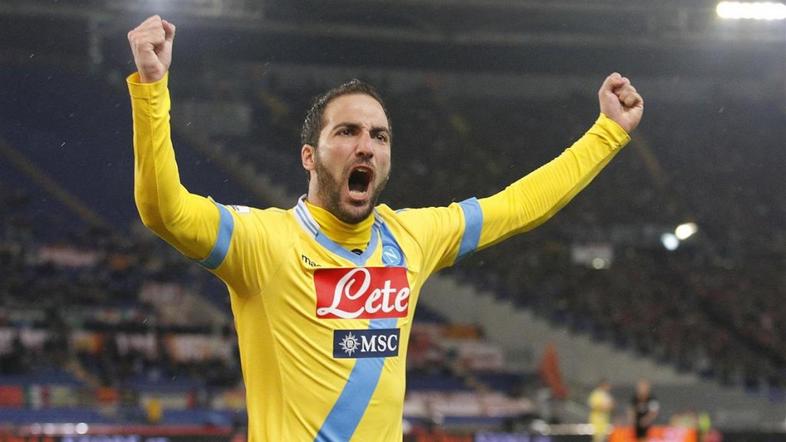 Higuain AS Roma Napoli Coppa Italia italijanski pokal polfinale