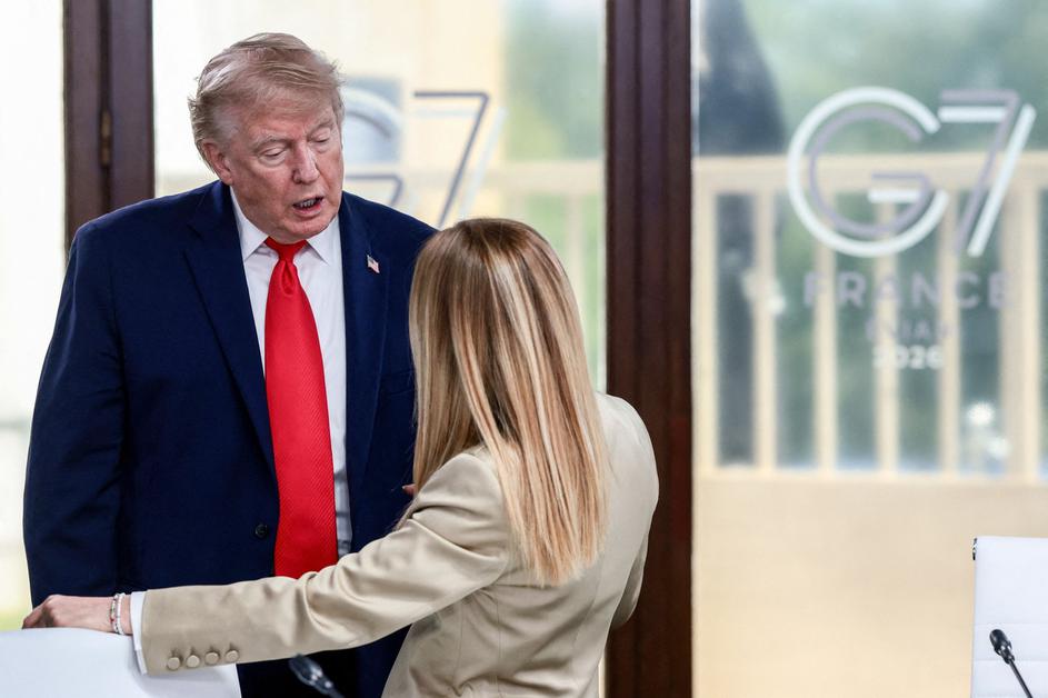 Giorgia Meloni, Donald Trump