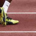 Usain Bolt je s pomočjo svojih hitrih kopačk slavil v teku na 100 in 200 metrov.
