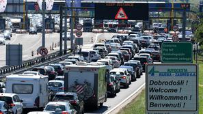 Hrvaška avtocesta zastoj Lučko