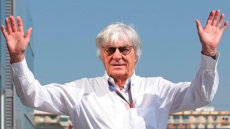 Bernie Ecclestone je lani dopolnil 80 let in se ločil od Slavice. (Foto: Reuters