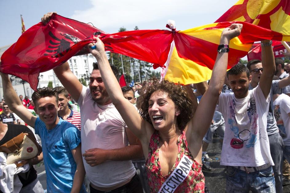 Protesti v Makedoniji