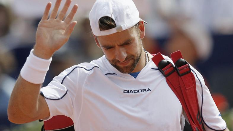 Nicolas Kiefer je teniškim arenam pomahal v slovo. (Foto: EPA)