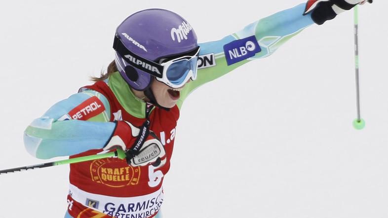 Tina Maze je skoraj celotno sezono morala čakati na prvo letošnjo zmago v svetov