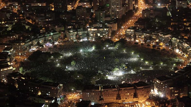 Protesti v Izraelu.