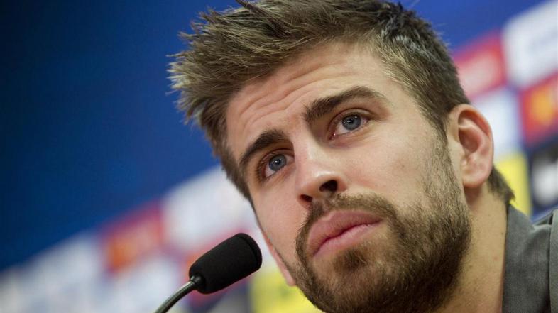 Pique Barcelona Malaga novinarska konferenca pokal Copa del Rey