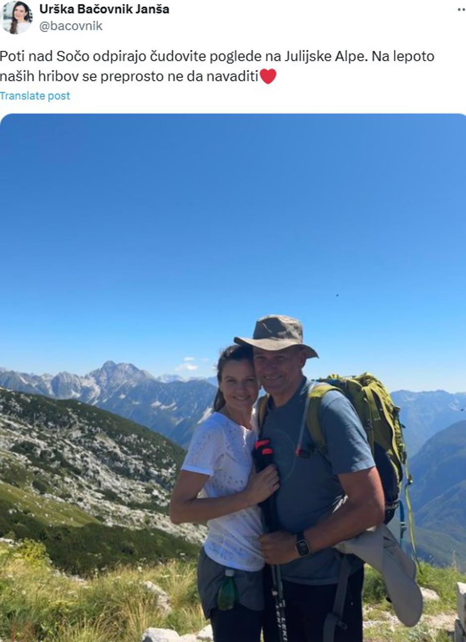 Urška Bačovnik Janša | Avtor: Twitter