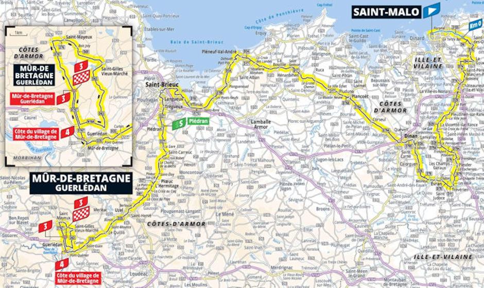 Trasa 7. etape Toura | Avtor: Cyclingstage