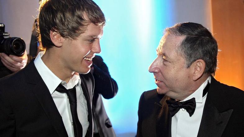 Sebastian Vettel in Jean Todt