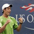 18-letni Kei Nishikori je presenetljivo ugnal četrtega nosilca Davida Ferrerja.