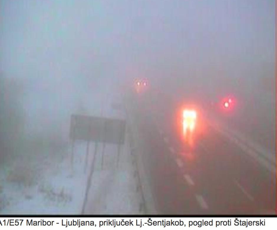 Megla | Avtor: Prometno-informacijski center