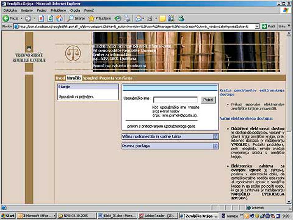 E zemljiška knjiga | Avtor: 