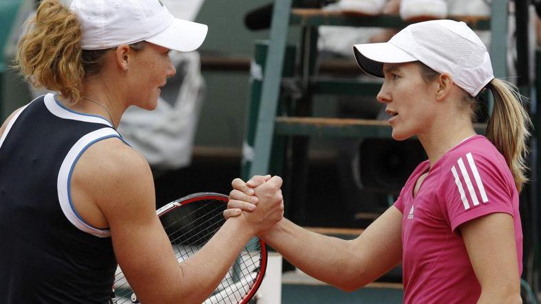 Za Justine Henin je bila v osmini finala usodna Avstralka Samantha Stosur. (Foto