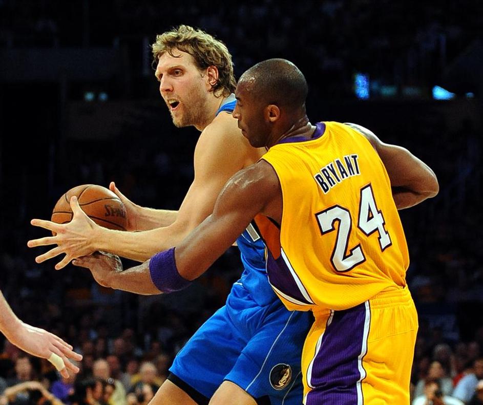 Dirk Nowitzki in Kobe Bryant