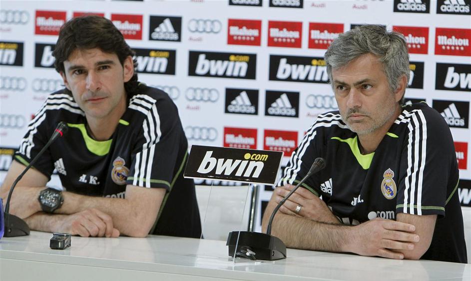 Jose Mourinho in Aitor Karanka