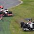 VN Avstralije 2010 start dirke Schumacher Mercedes Hamilton