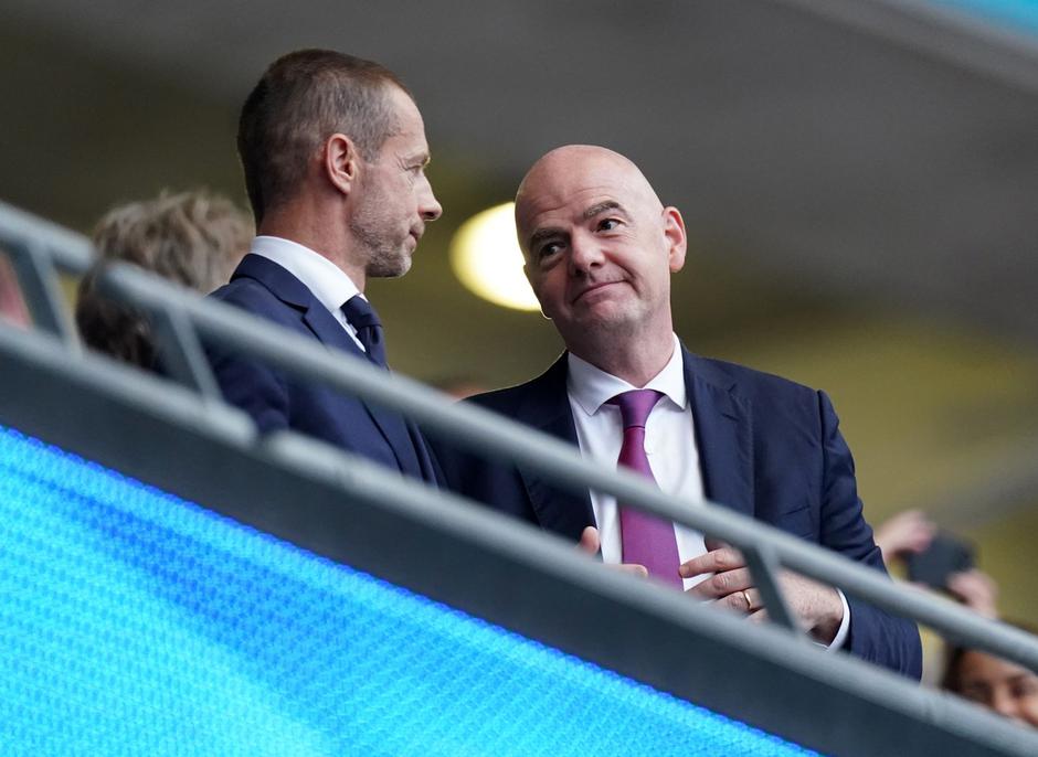 Aleksander Čeferin in Gianni Infantino | Avtor: Profimedia