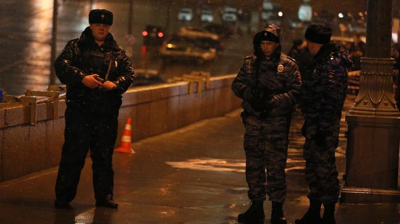 Umor Borisa Nemcova v središču Moskve