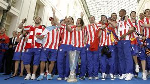 Falcao Diego Arda Turan Perea Adrian Lopez Atletico Madrid Evropska liga pokal t