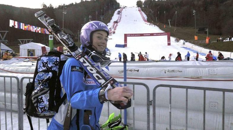 Tina Maze je bila na drugem treningu 10. (Foto: Reuters)
