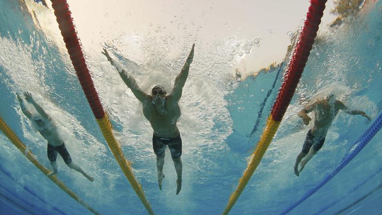 Damir Dugonjić (na sredini) je bil v kvalifikacijah najhitrejši. (Foto: Reuters)