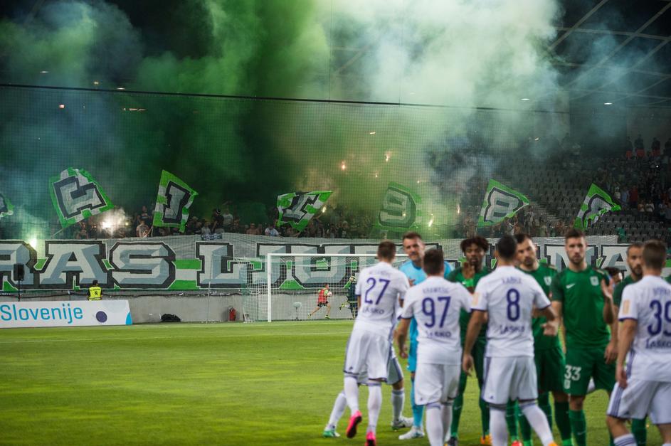 Nogometni derbi Olimpija - Maribor