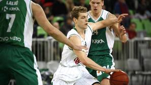 Union Olimpija Krka liga ABA Stožice Klobučar Blažič