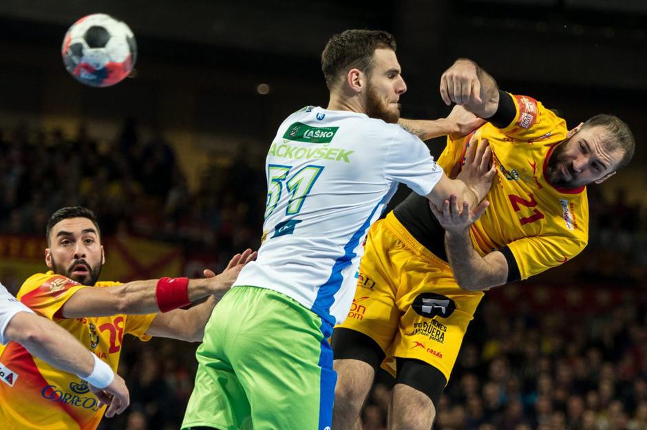 Joan Canellas Slovenija Španija rokomet | Avtor: EPA