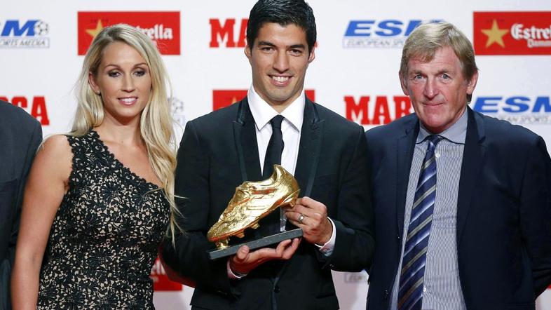 Sofia Balbi Kenny Dalglish Golden Boot Luis Suarez