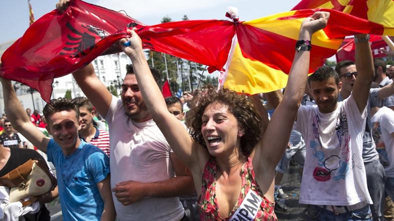 Protesti v Makedoniji