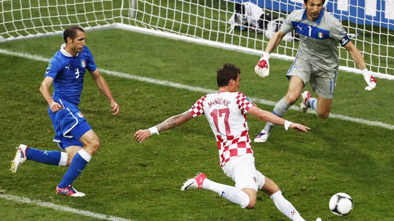 italija hrvaška mandžukić gol