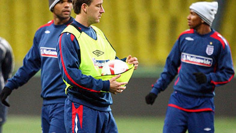 John Terry na reprezentančnem treningu