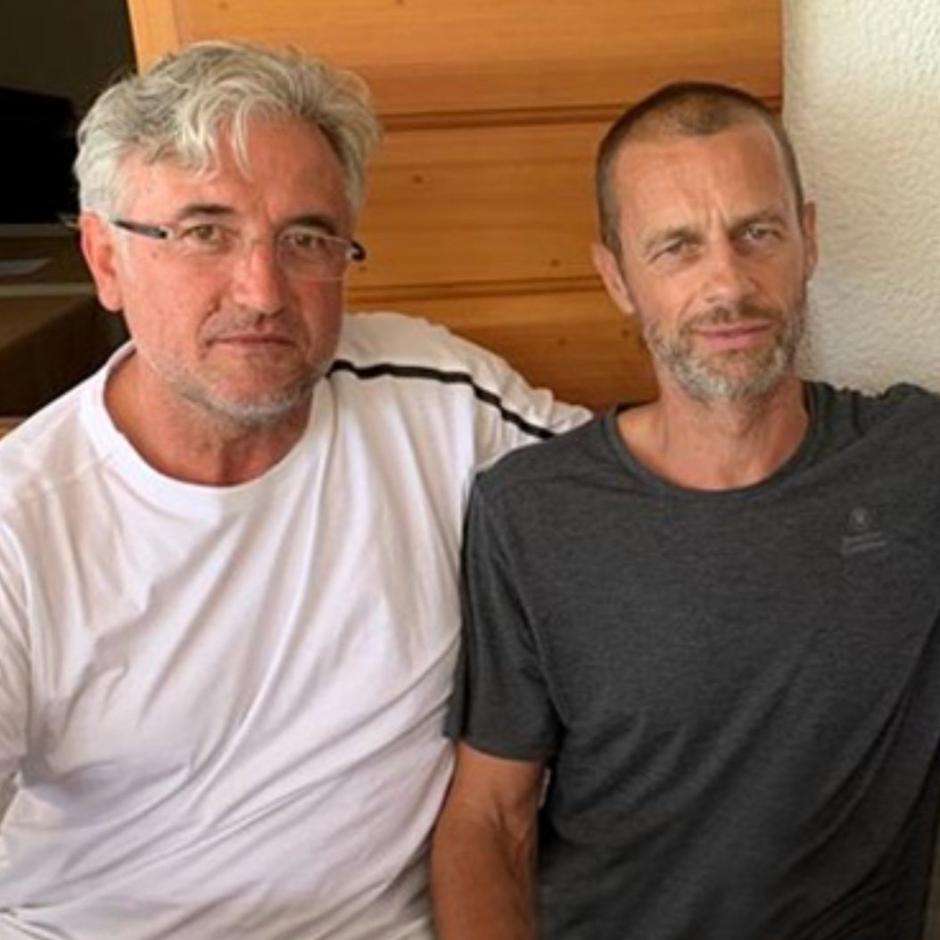 Aleksander Čeferin in Željko Pavlica | Avtor: Twitter