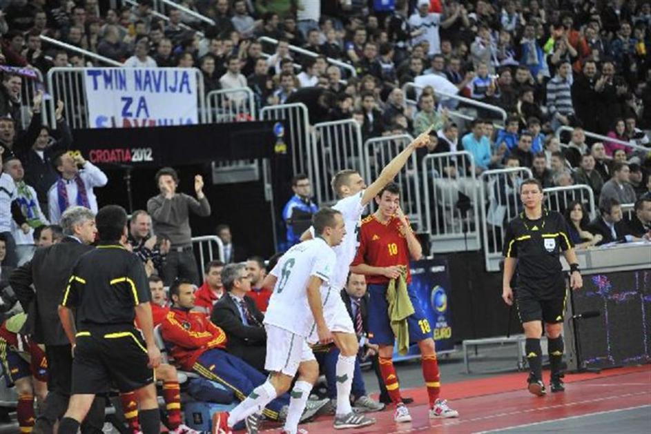 futsal euro 2012 slovenija španija reprezentanca