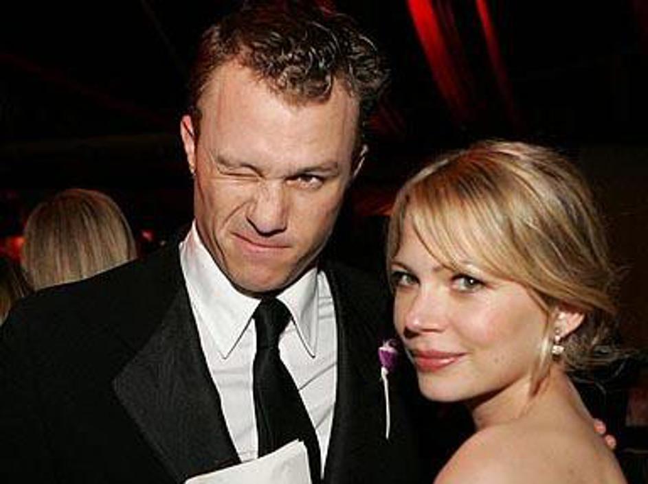 Heath Ledger in Michelle Williams, ko sta bila še srečno zaljubljena.
