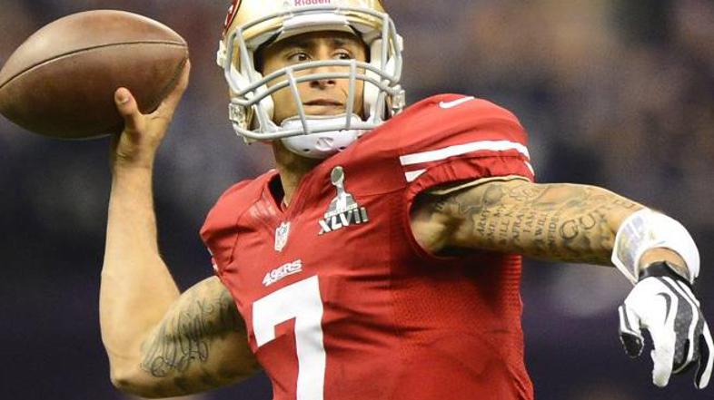 super bowl san francisco 49ers baltimore ravens ameriški nogomet kaepernick