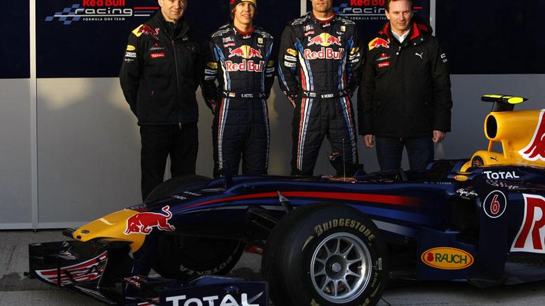 predstavitev Red Bull Renault 2010 Jerez Webber Vettel